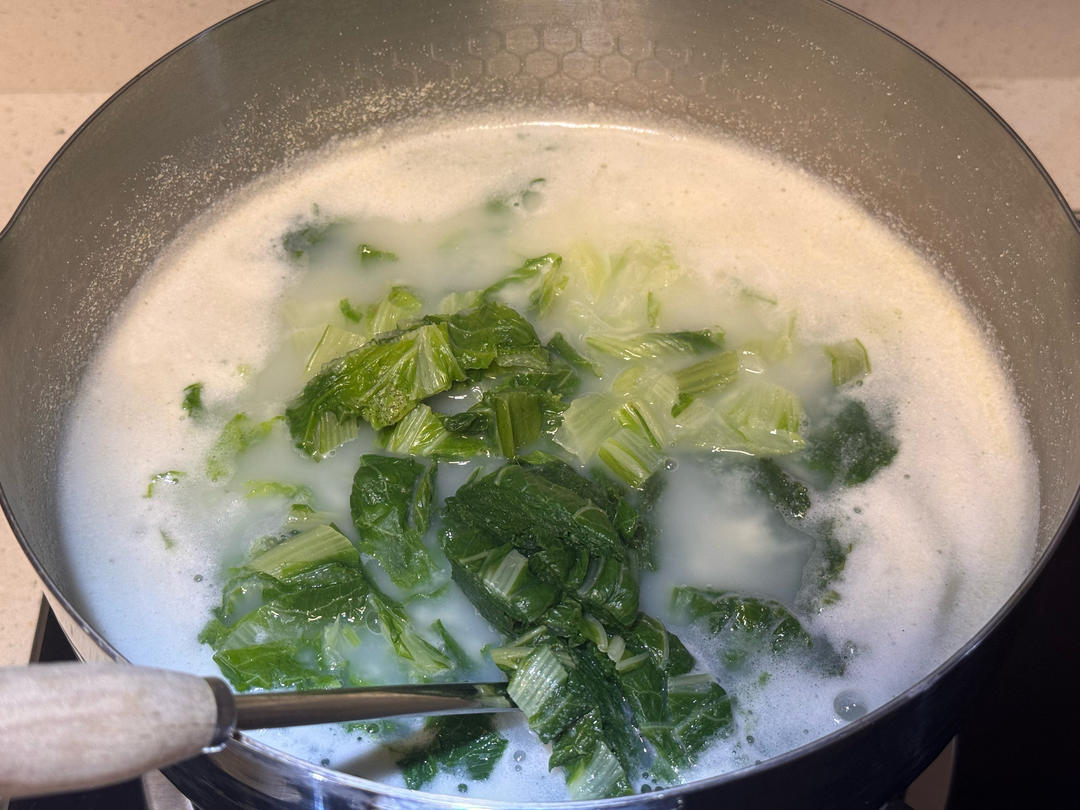青菜渣豆腐的做法
