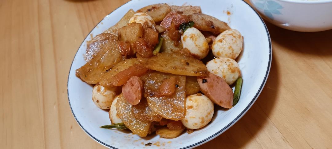 西红柿炒土豆片