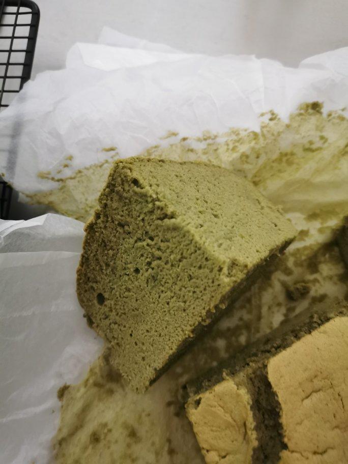 抹茶古早蛋糕-水浴法