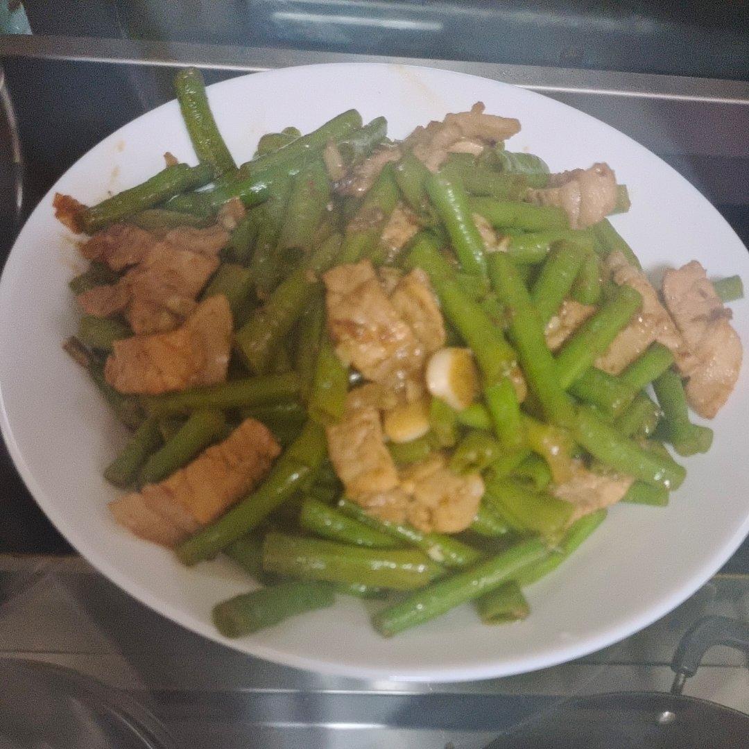 零厨艺的豆角炒肉