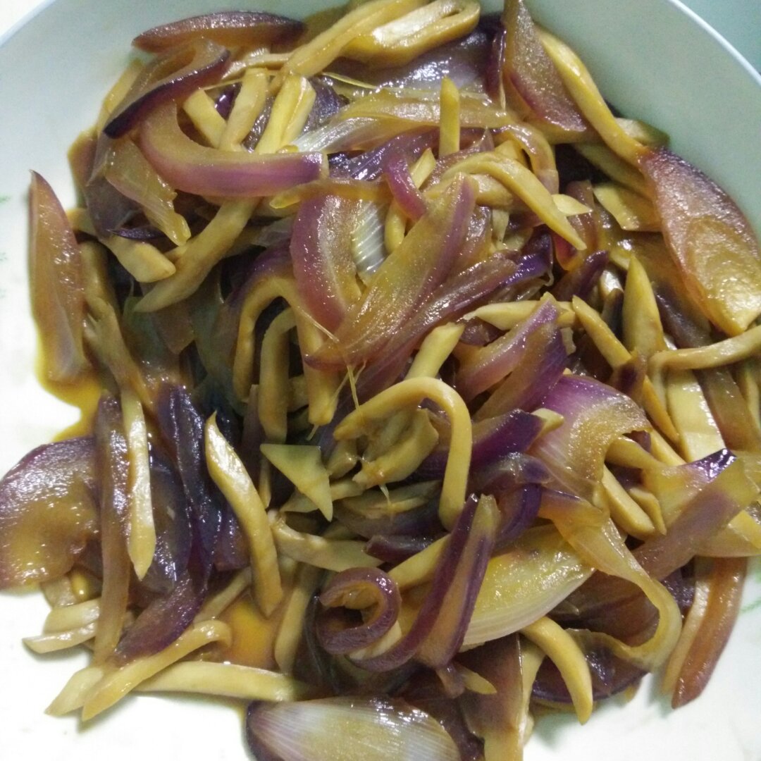 洋葱遇到杏鲍菇