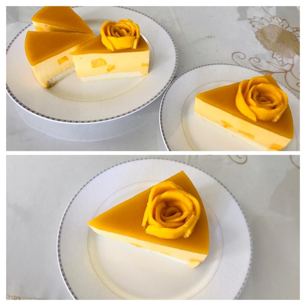 【视频】芒果慕斯（6寸） | 含镜面果胶配方