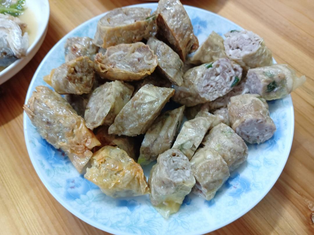 香酥腐竹卷（肉卷-香芋卷）的做法 步骤9