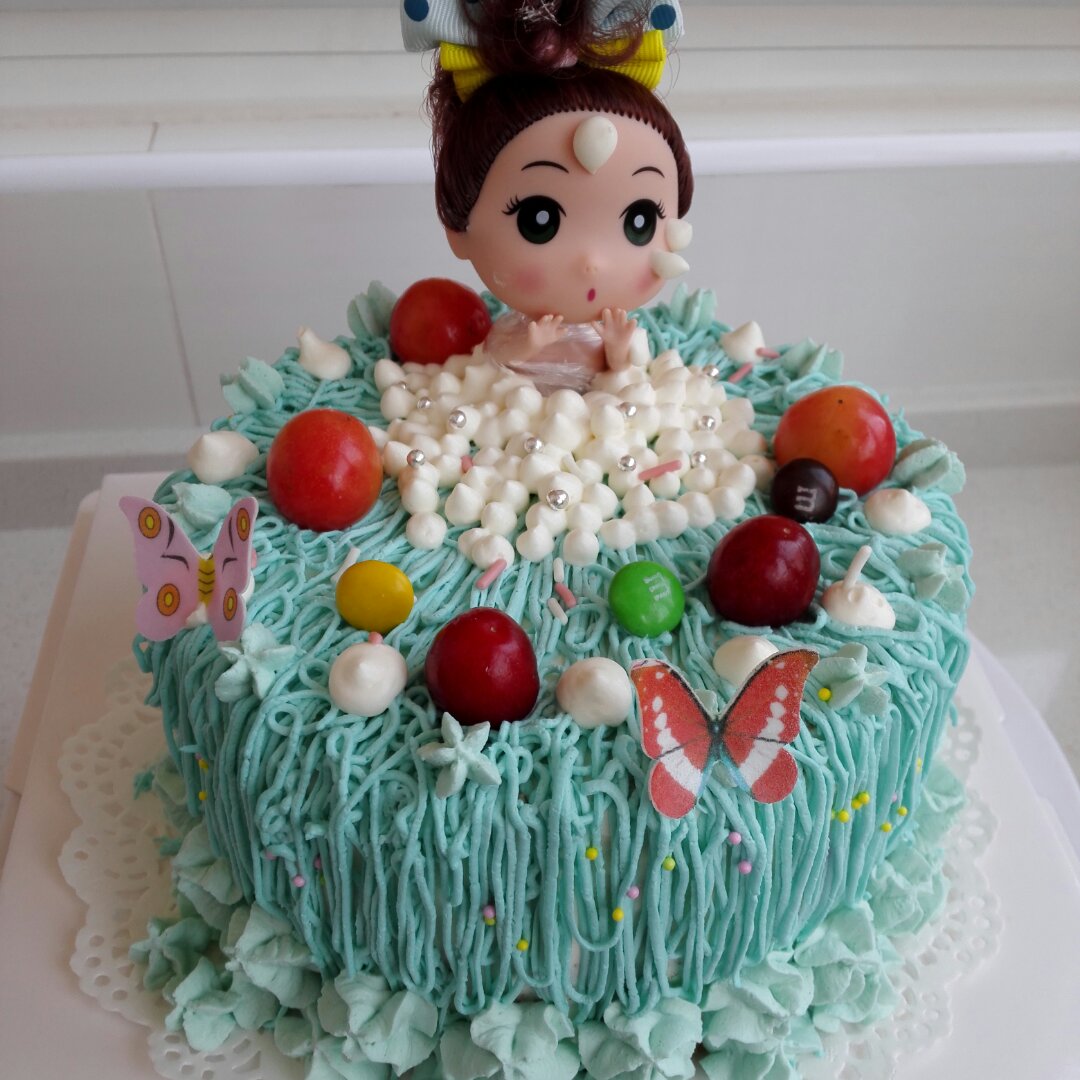 泡泡浴娃娃蛋糕