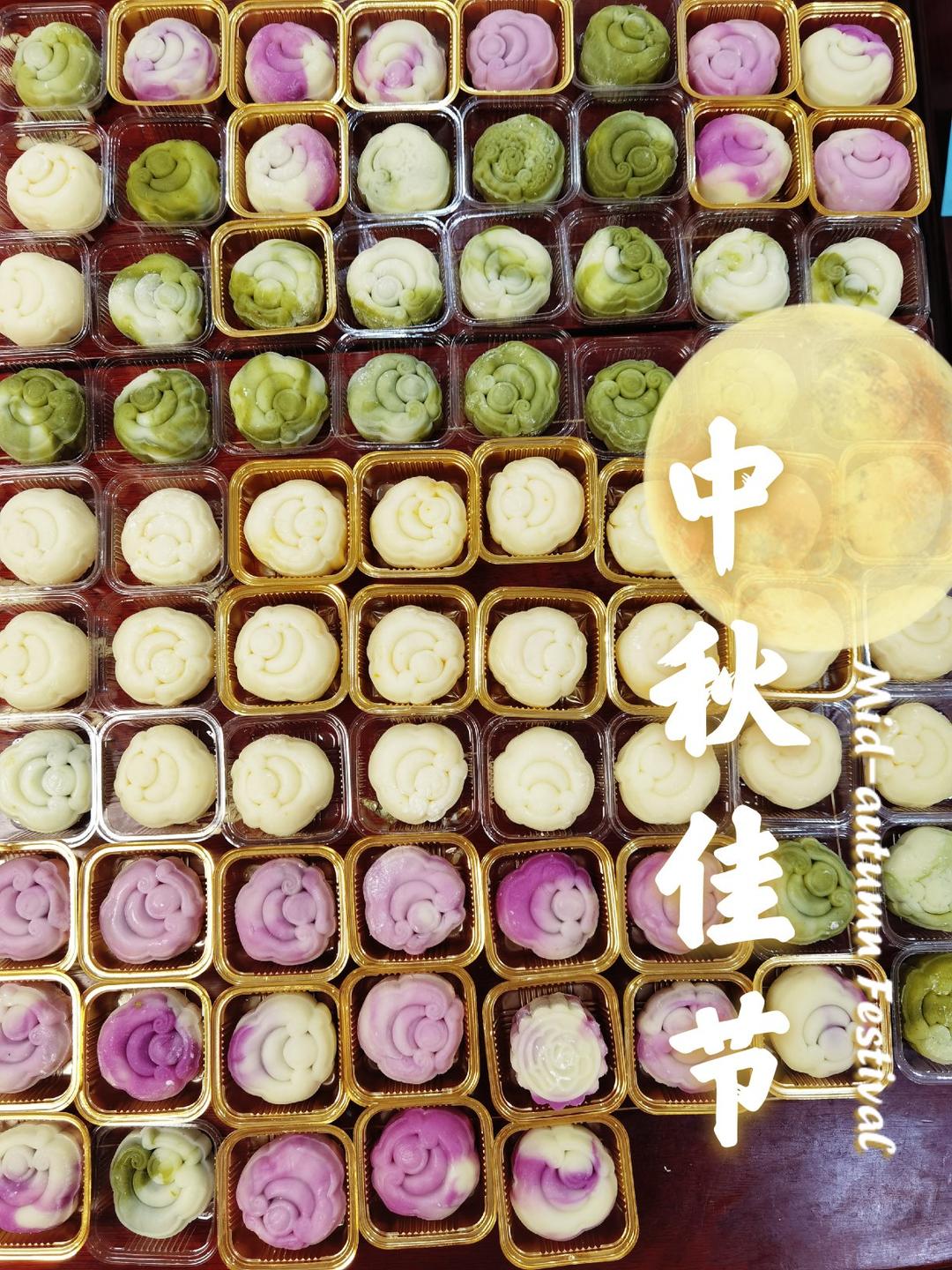 🥮高颜值｜冰皮月饼—6重口味，3天依然软糯Q弹｜快手简单美味｜无需烤箱