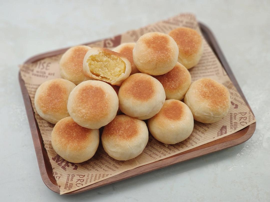 软皮绿豆饼|软糯香甜|无需开酥|无需烤箱的全部作品