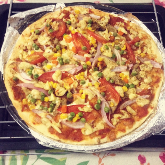 夏威夷pizza（附饼底冷冻法）
