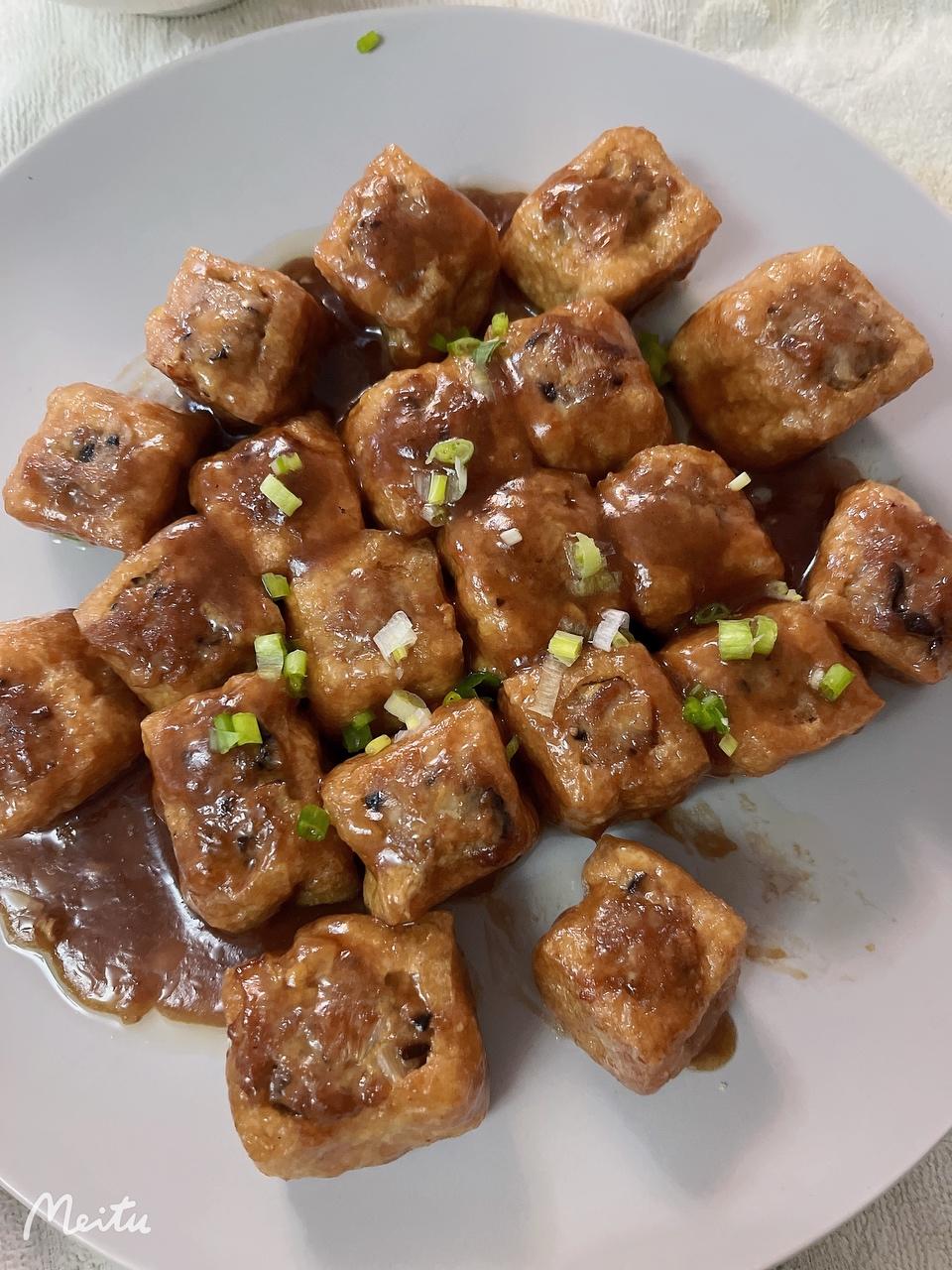 酿豆腐泡的做法