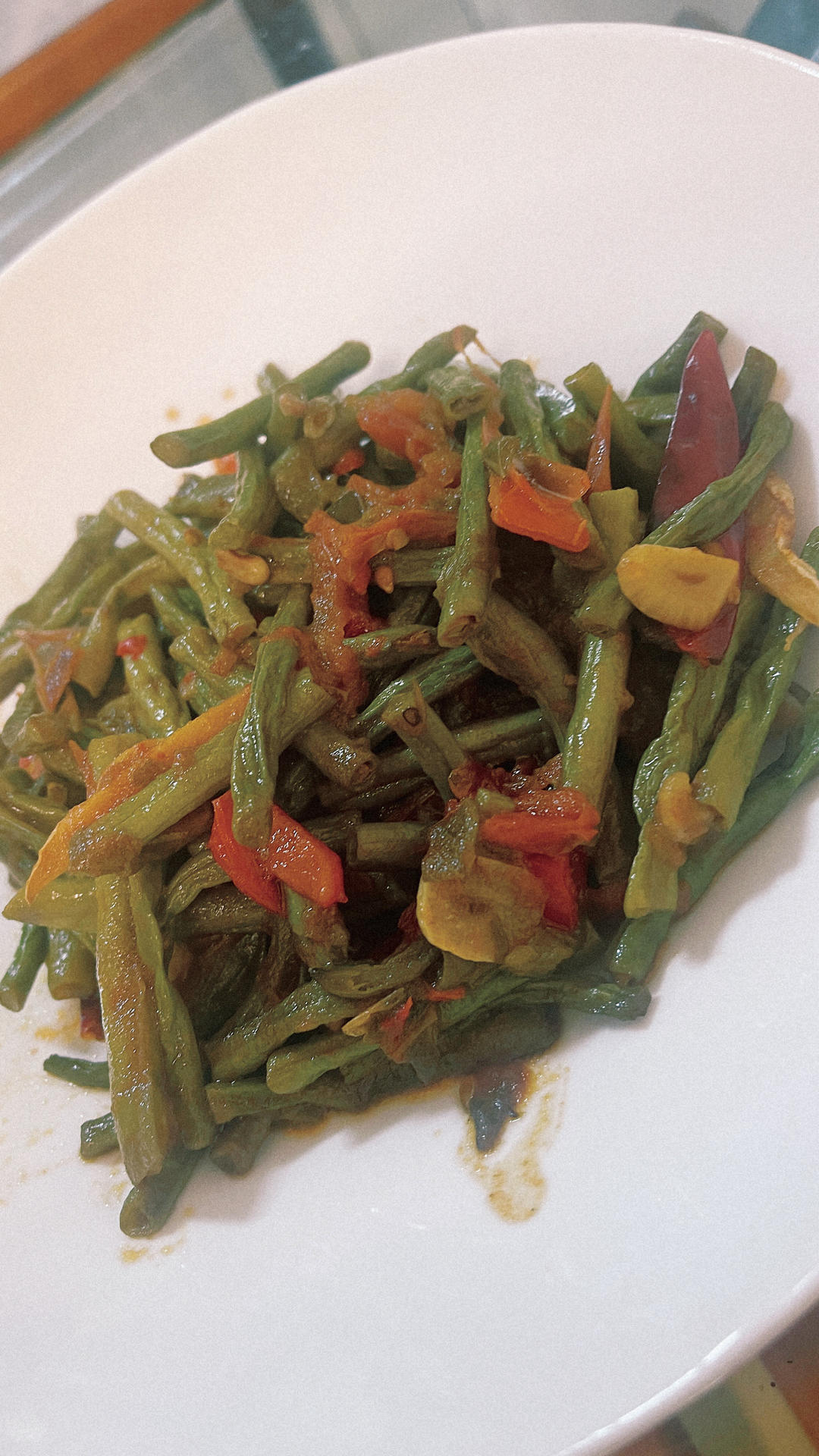 新疆风味烧豇豆