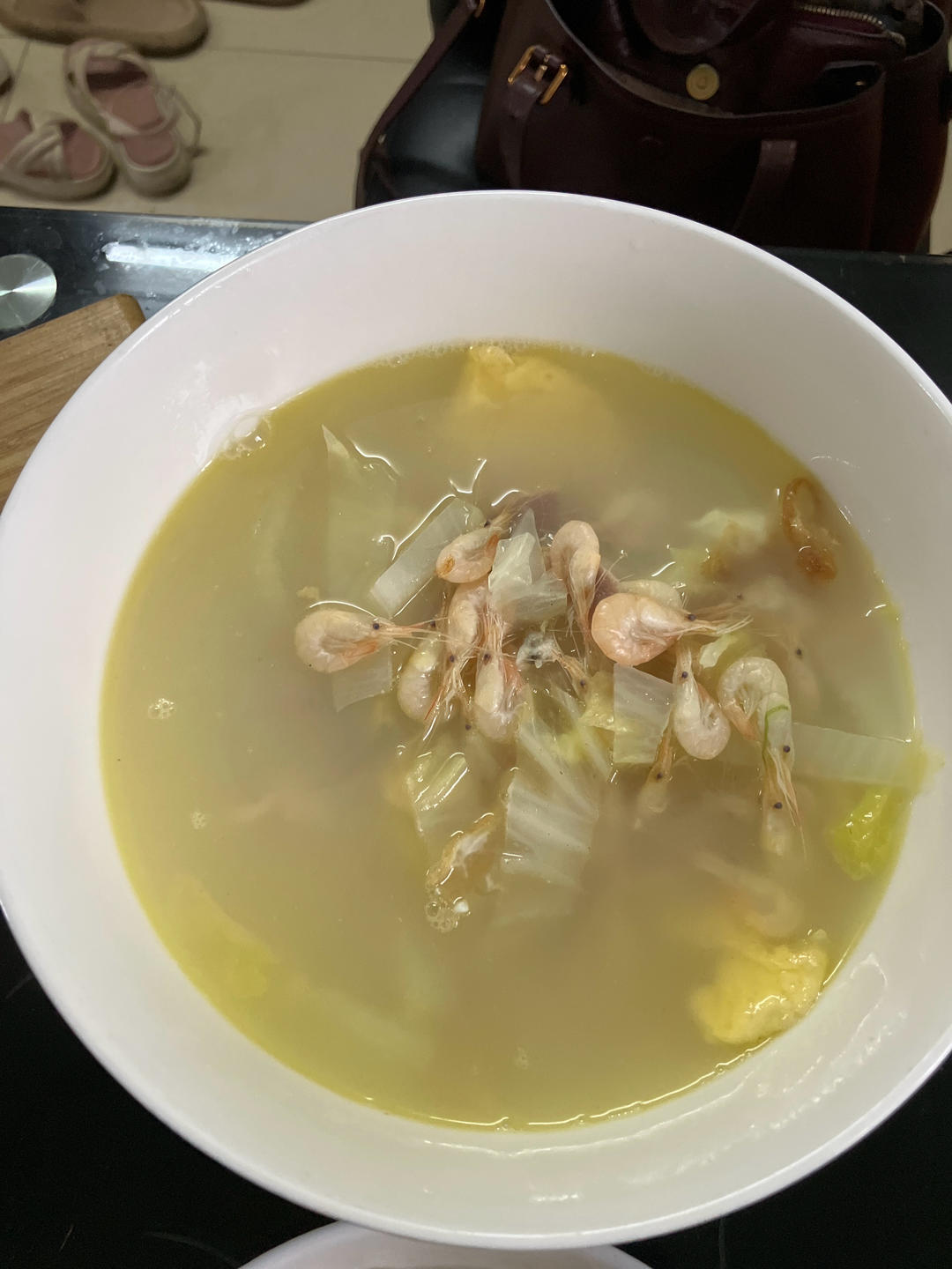 白菜三鲜汤