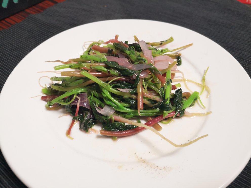 蒜炒青米苋 by wqy