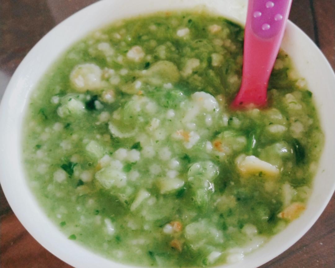 宝宝辅食-鲜虾蔬菜补铁珍珠汤（10月龄）