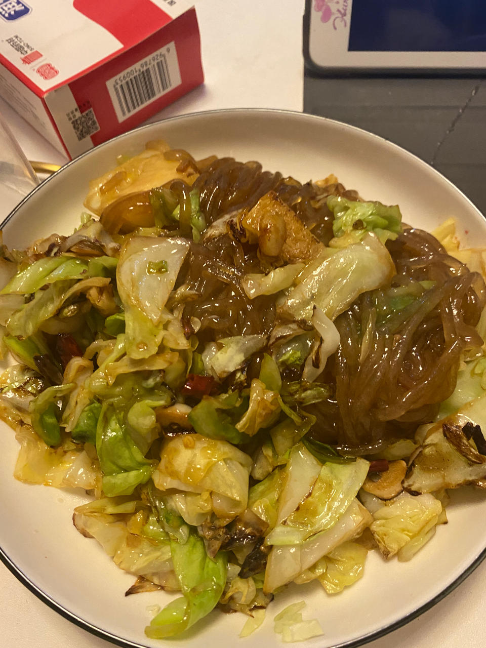 包菜粉丝（粉丝炒包菜）