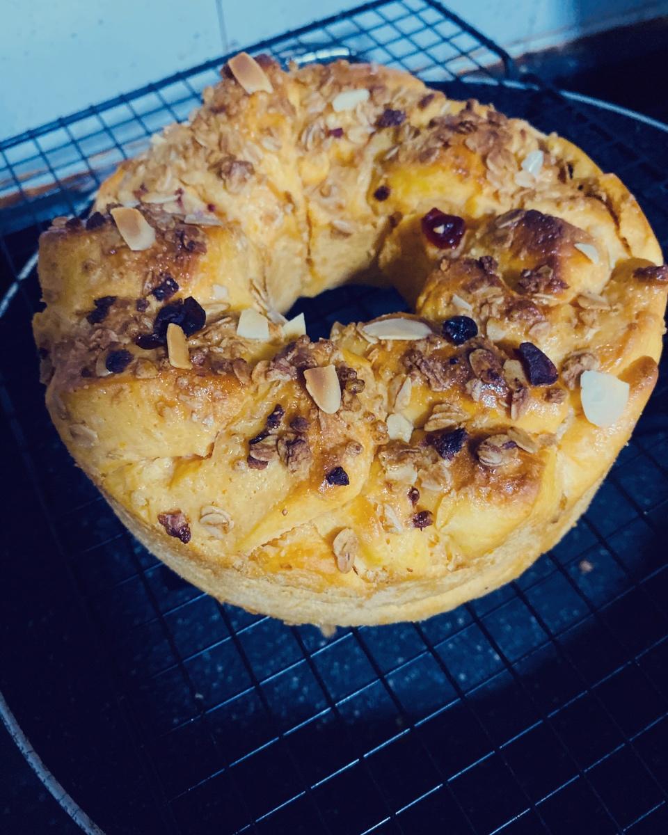 红薯炼乳手撕面包