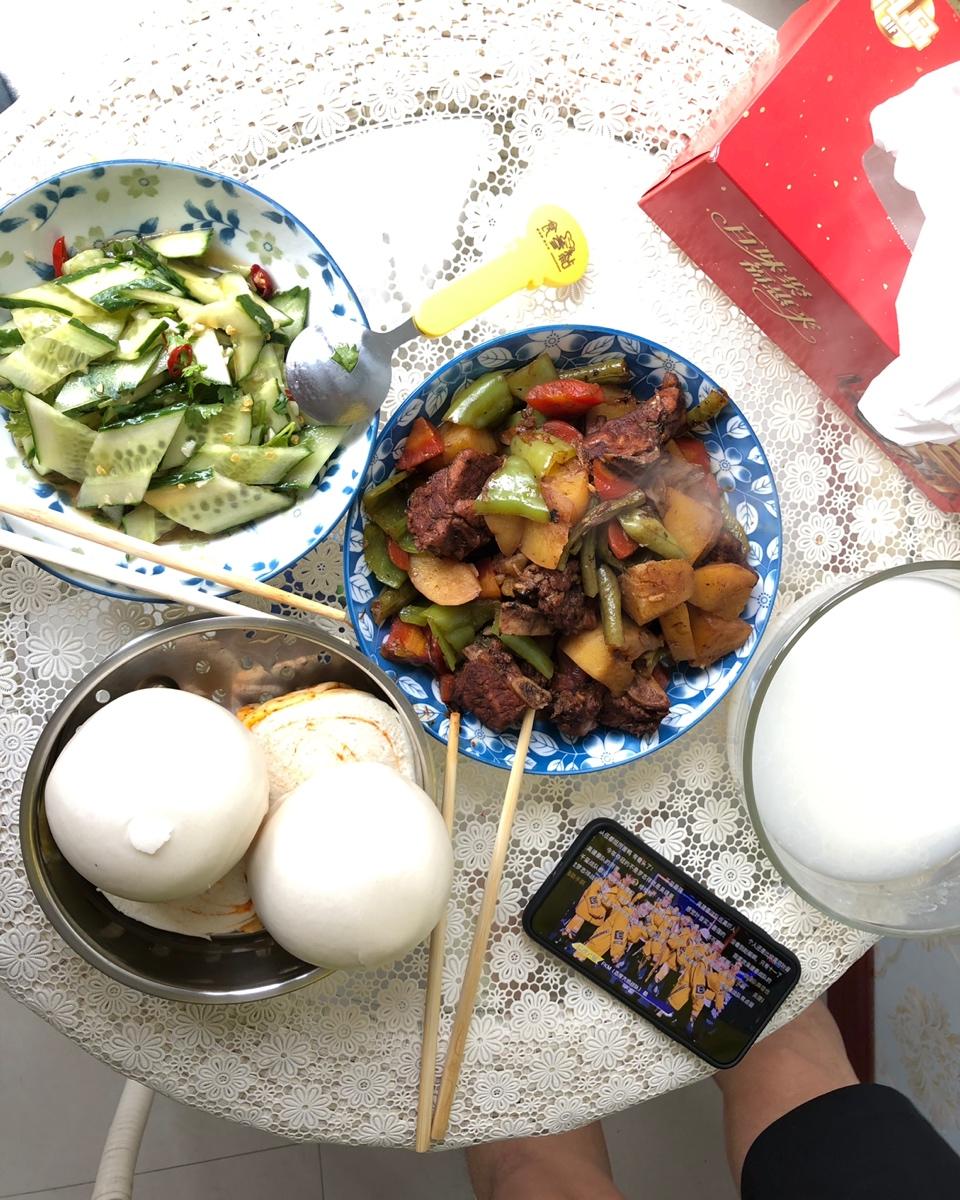 土豆炖排骨