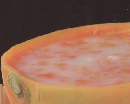 木瓜西米汤的做法
