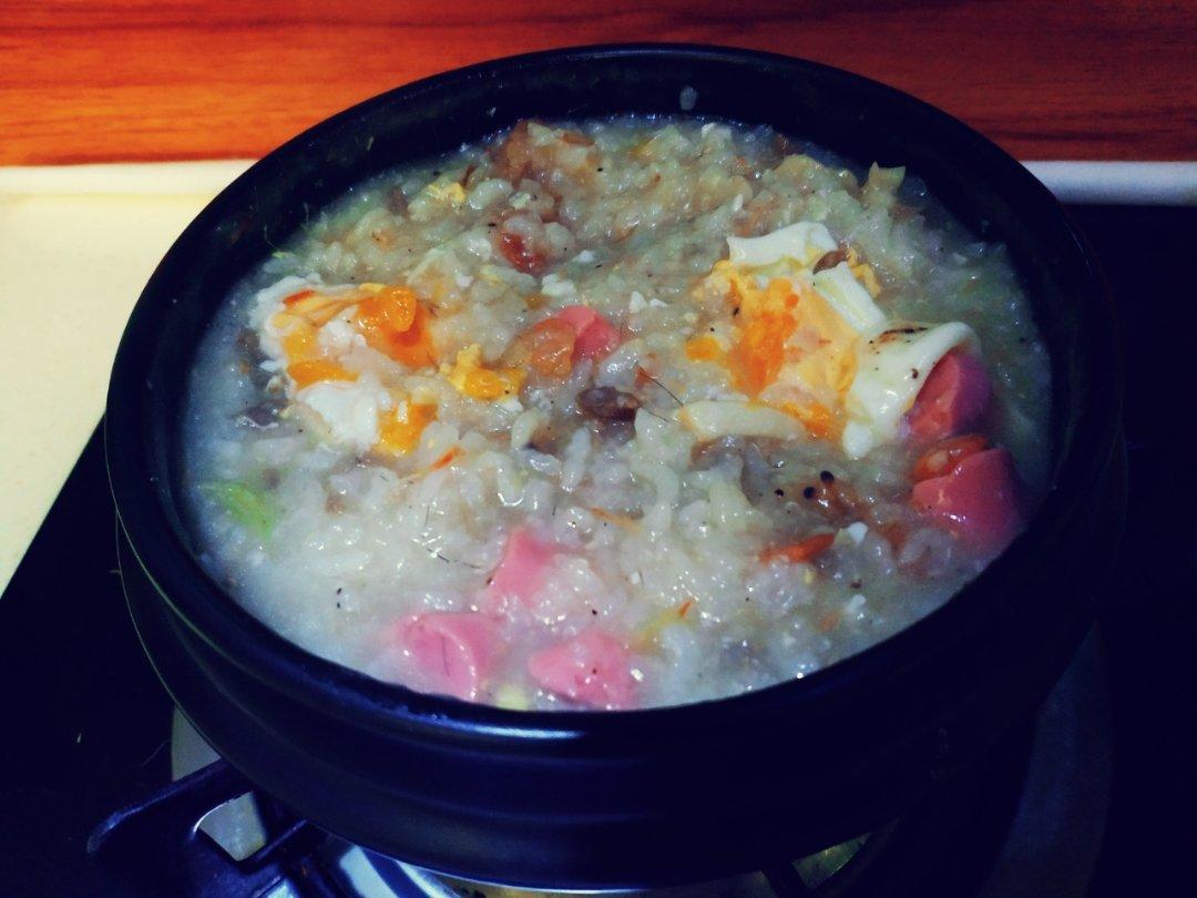 鲜虾砂锅粥