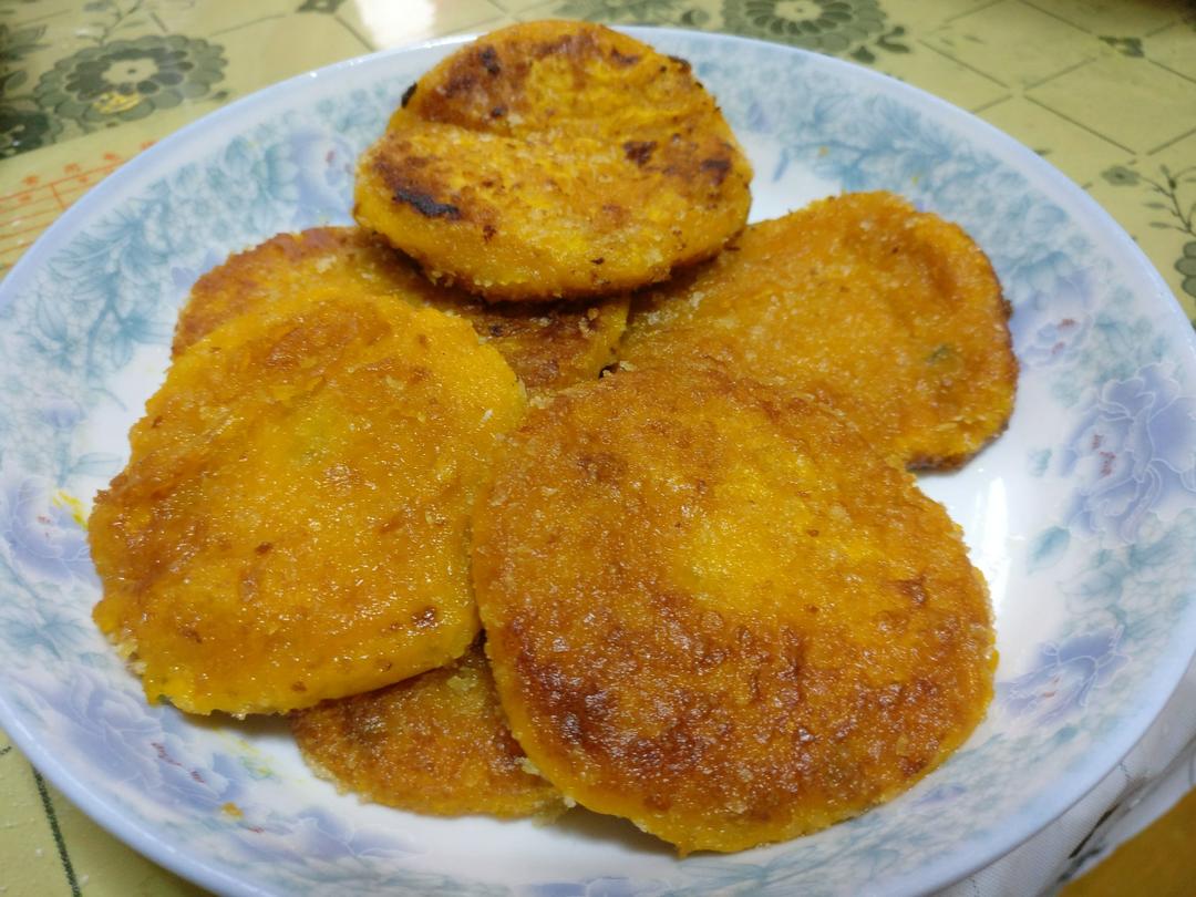雪花南瓜饼