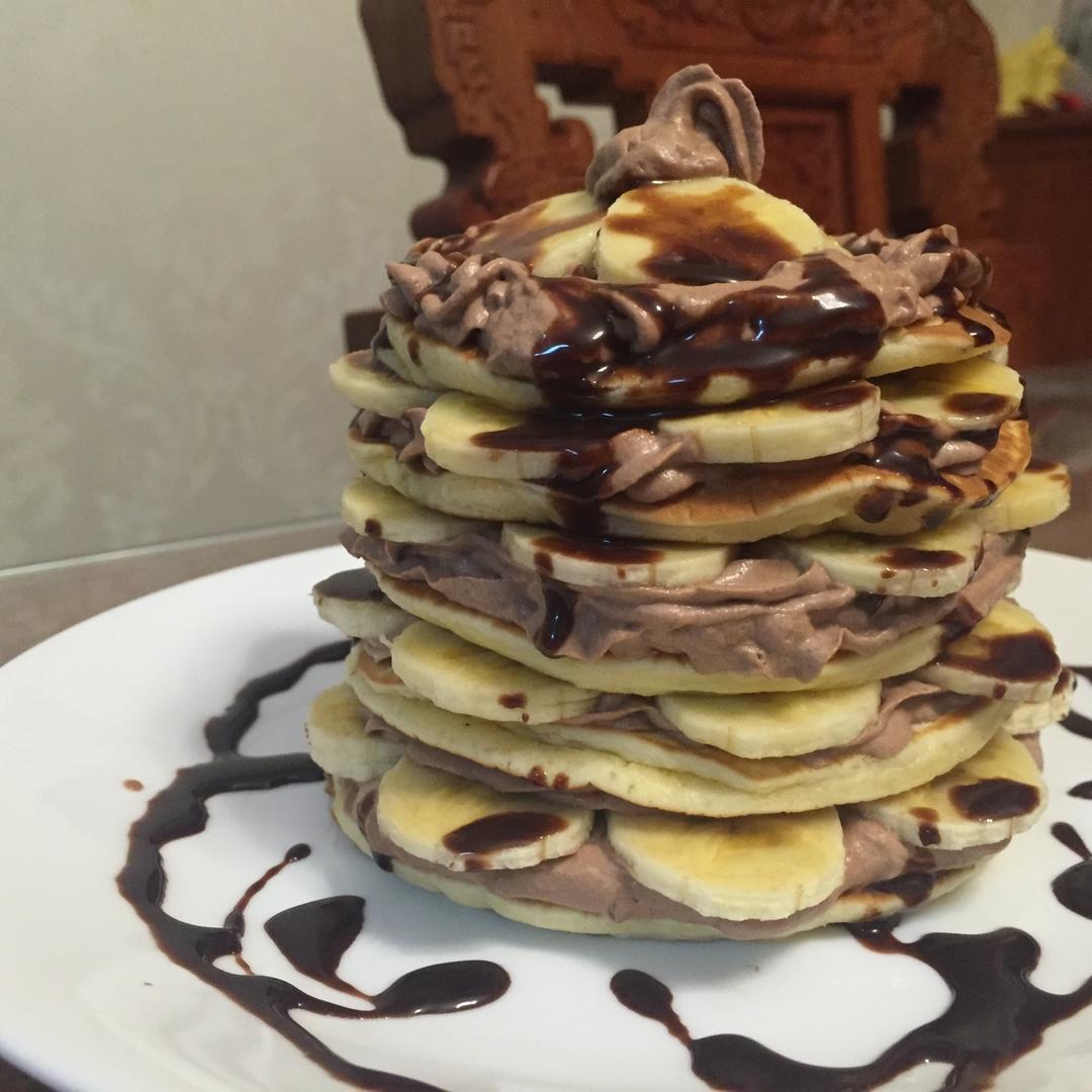 Pancake草莓奶油蛋糕