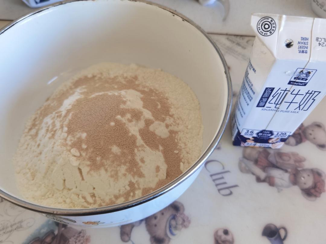 纯奶手撕吐司的做法 步骤1