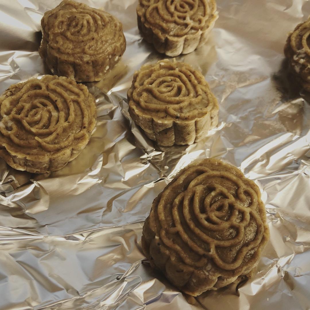 香甜糯软的绿豆糯米糕