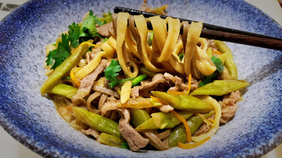 豆角焖面