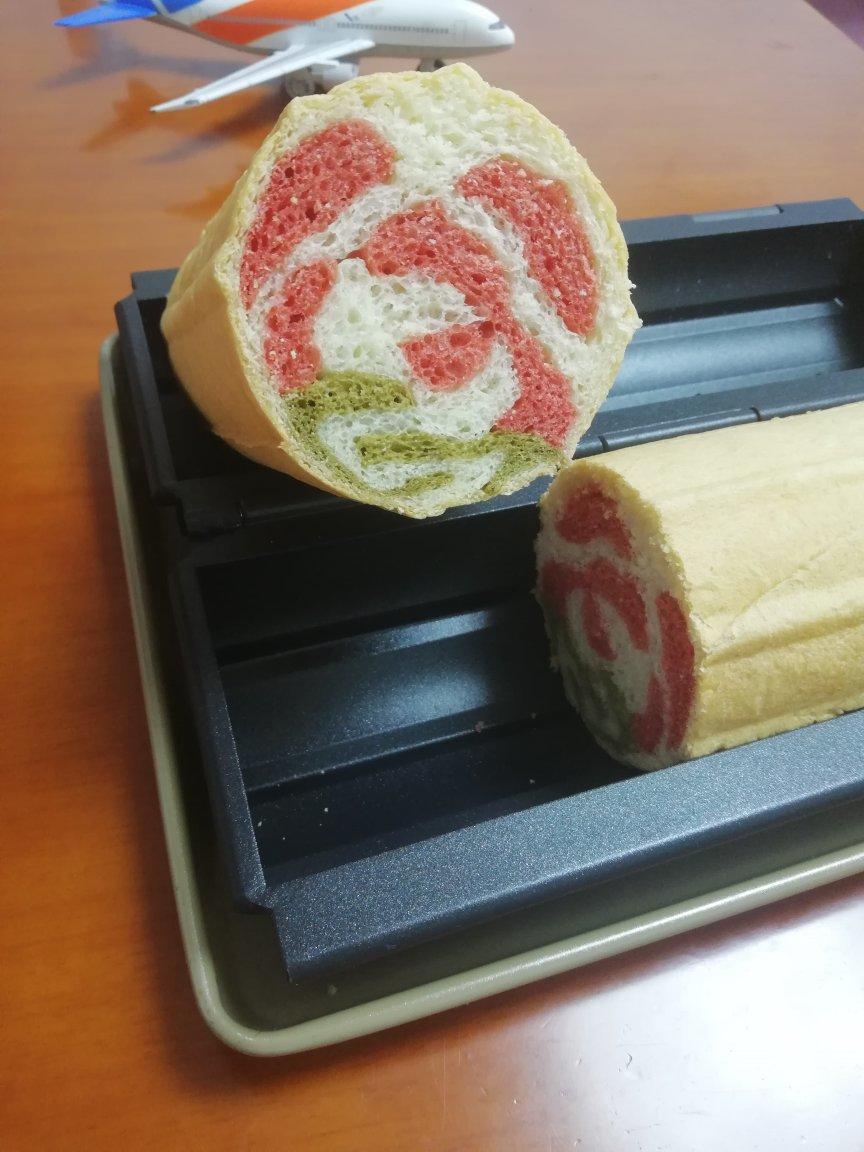 玫瑰花插画吐司