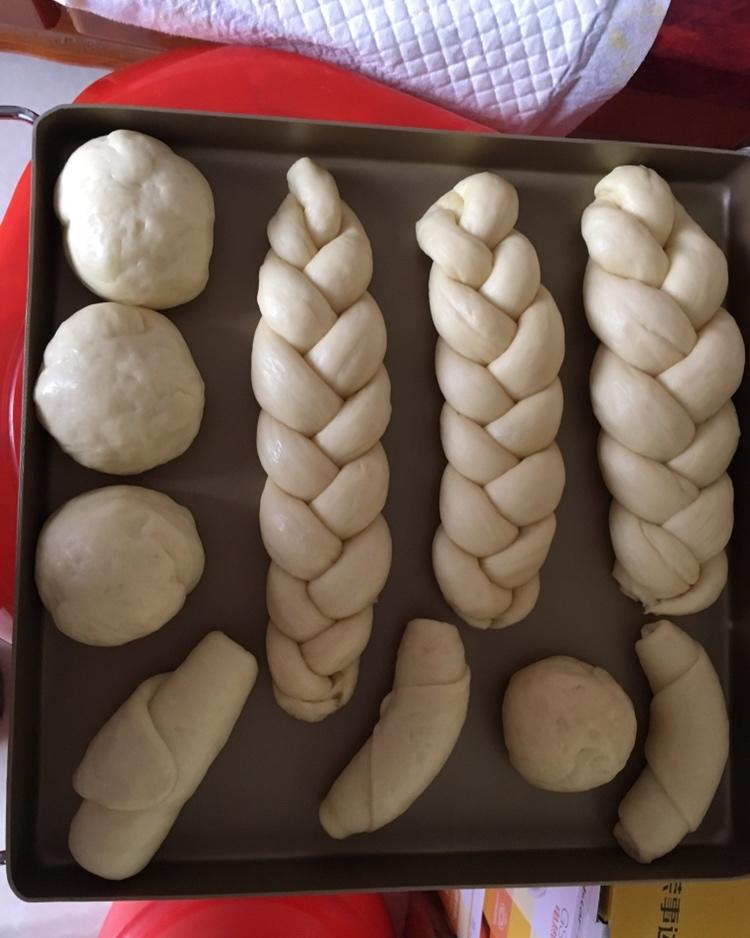 酸奶辫子面包（一次发酵）