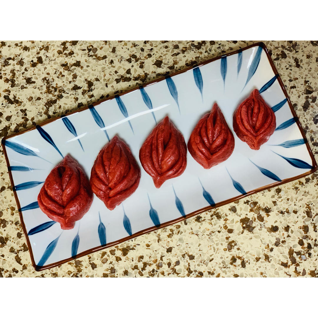 叶子馒头 造型馒头 一次醒发 附整形视频