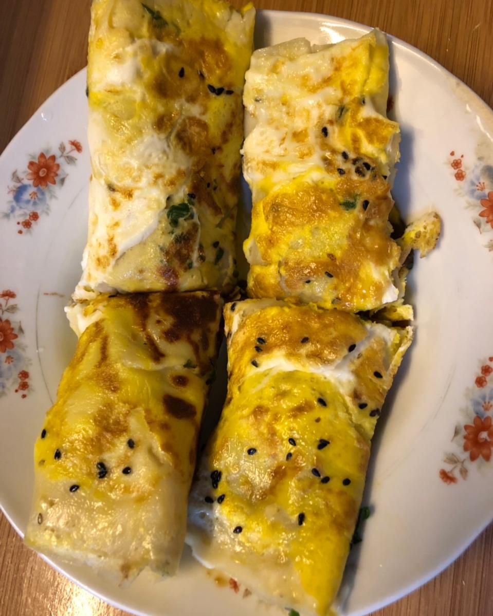 鸡蛋卷饼（超详细）