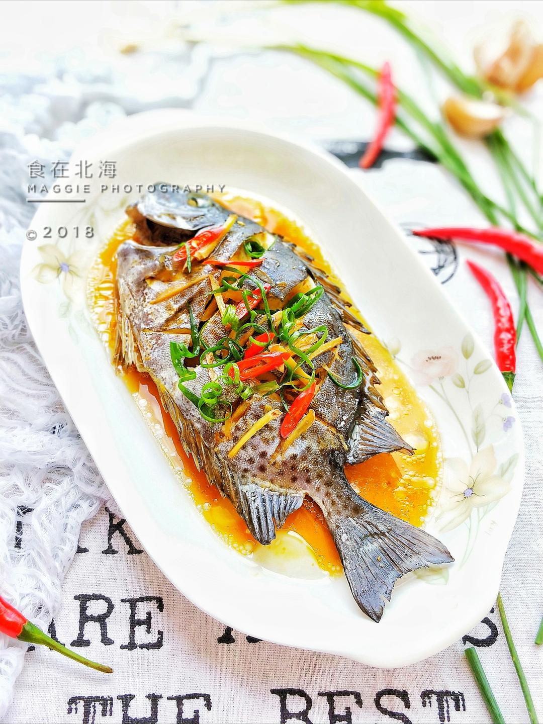 清蒸斑石鲷的做法