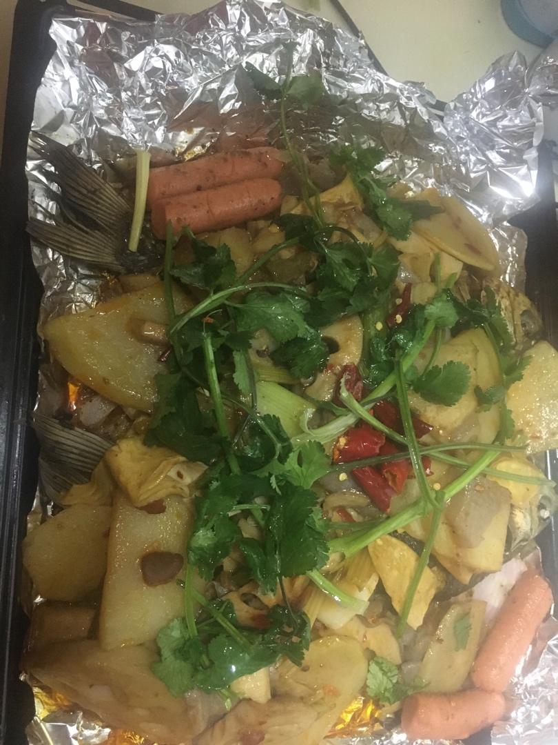 烤箱烤鱼