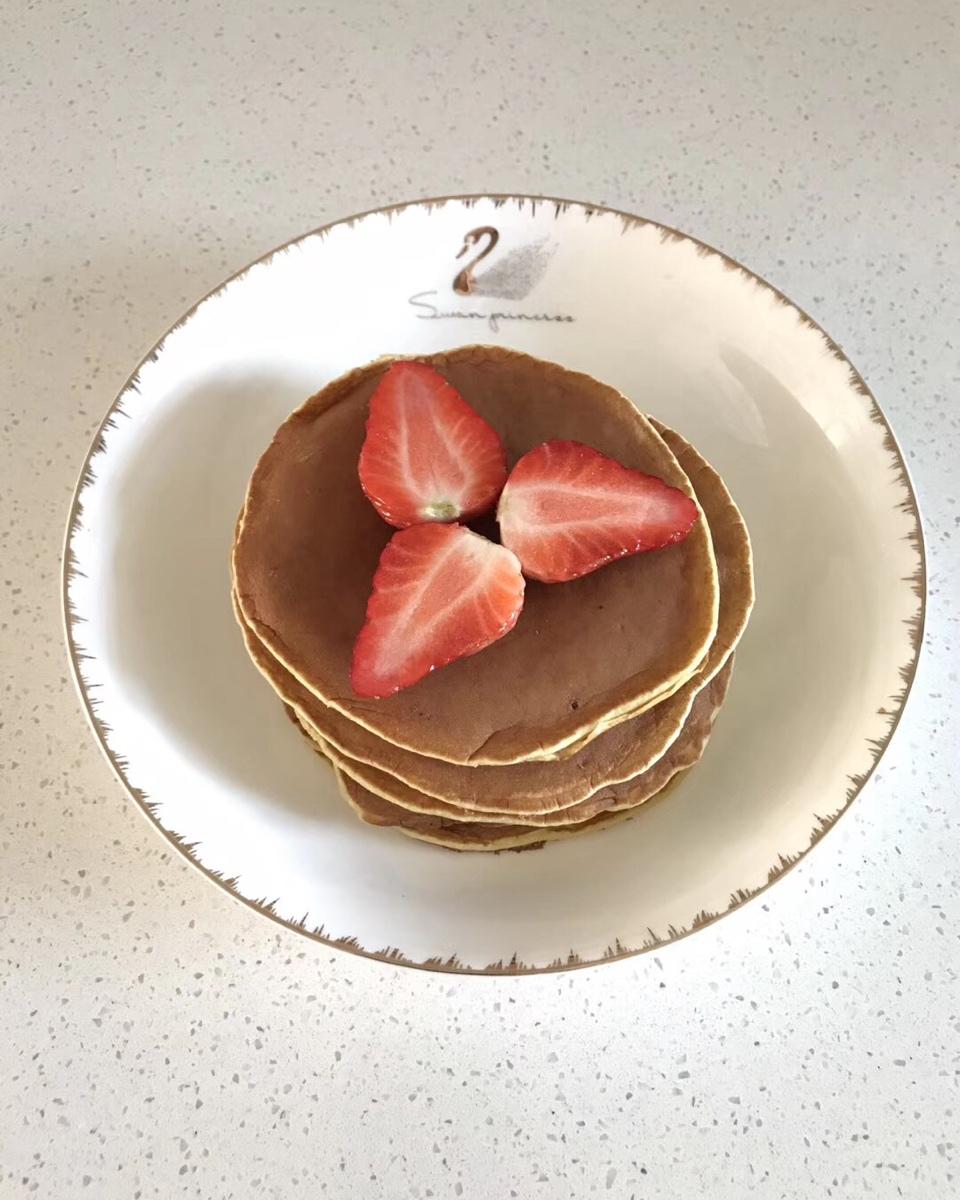 超级简单pancake【无黄油健康版】