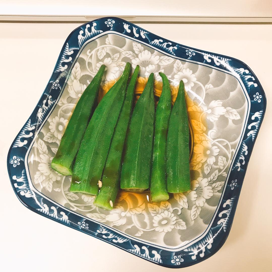 白灼秋葵3步法