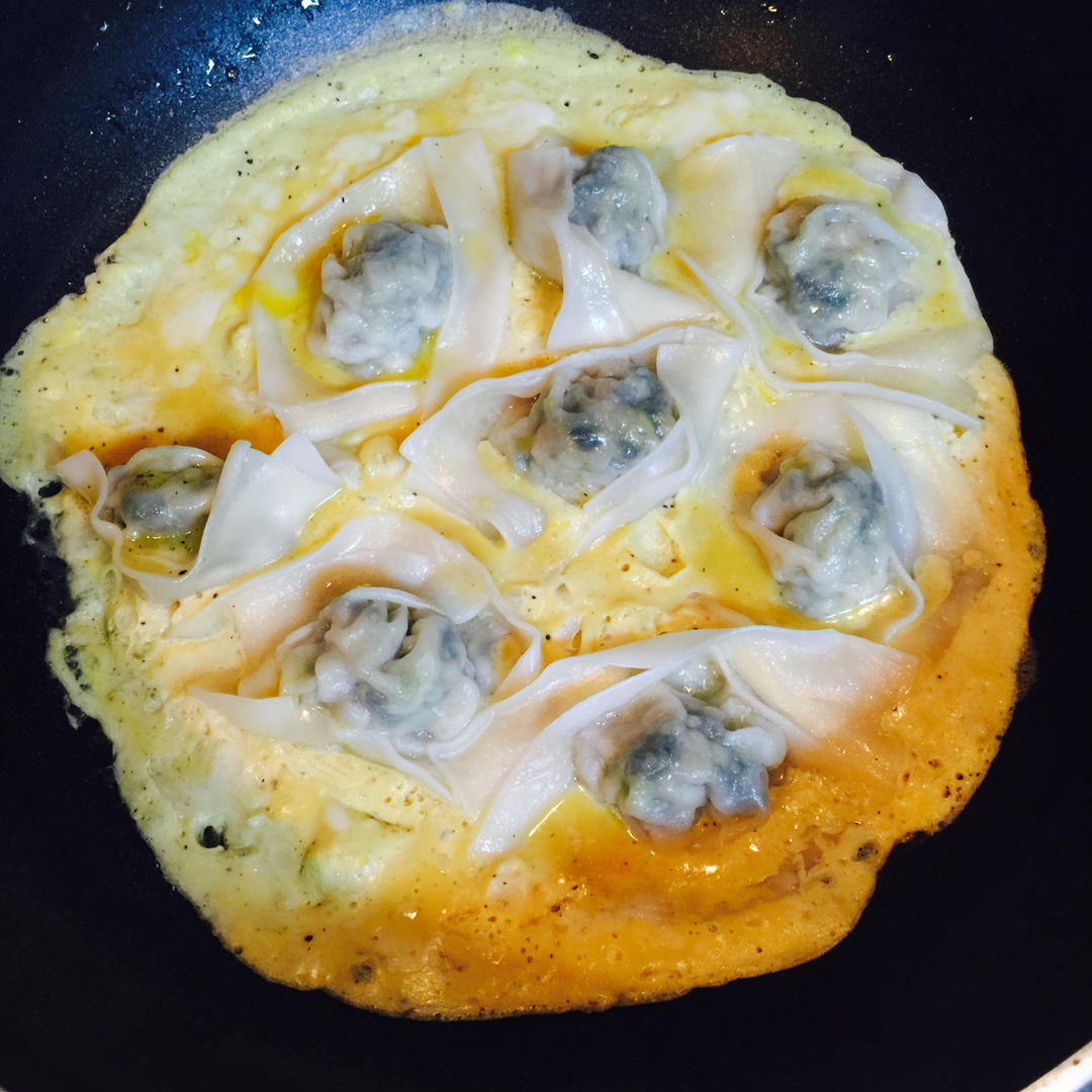 抱蛋煎馄饨
