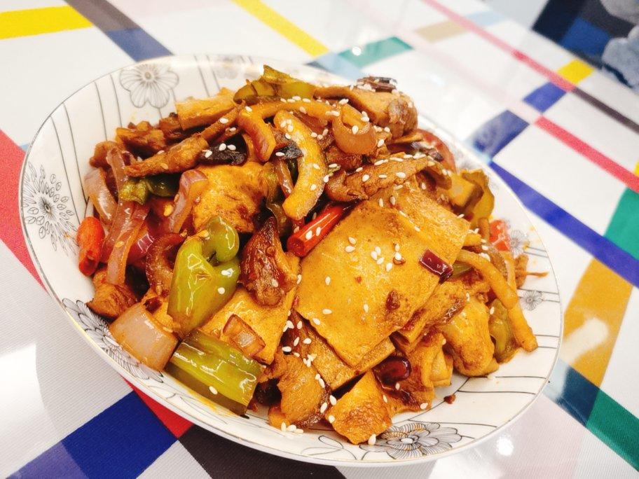 干锅千页豆腐