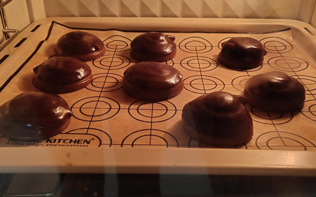 巧克力可可酥皮泡芙