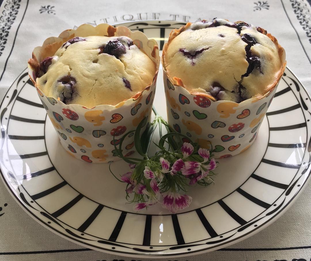 蓝莓玛芬蛋糕 Blueberry Muffin