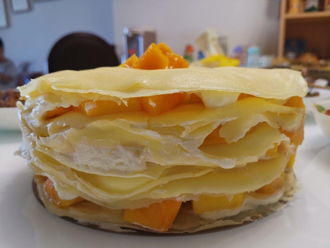 零基础做芒果千层蛋糕（8寸）