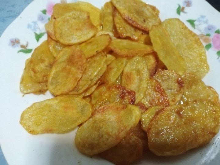 电饼铛做薯片