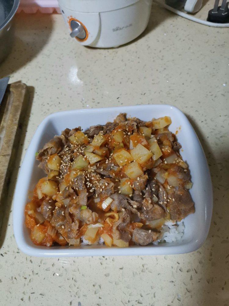 番茄土豆肥牛卷~ 酸爽开胃 拌饭神器