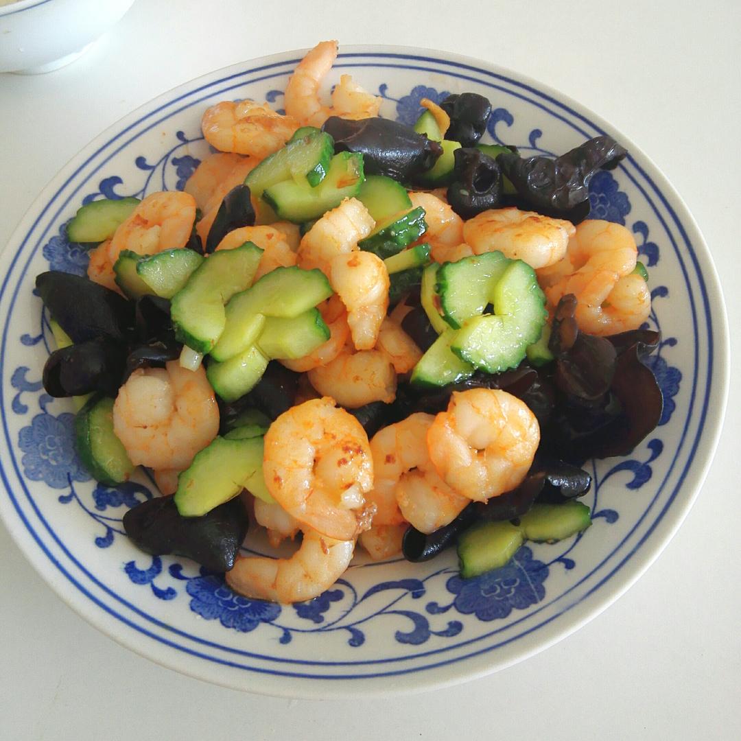 黄瓜虾仁