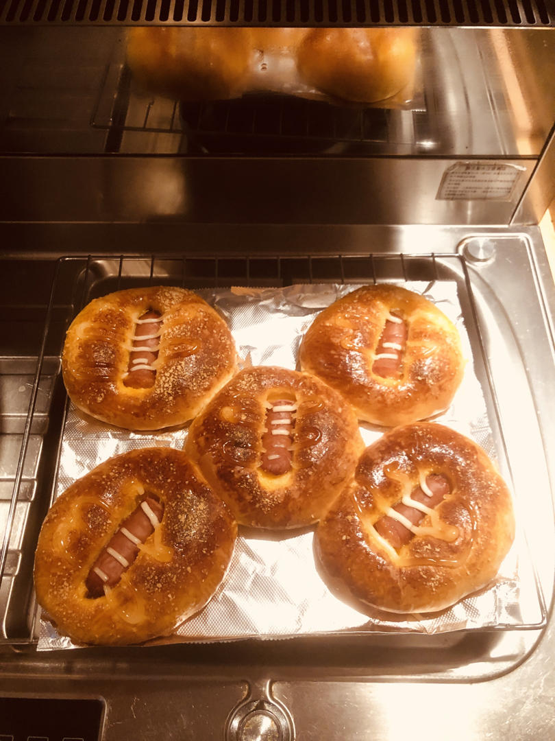 软萌萌🉐芝士热狗面包❗️简单易做✔️还高颜值！