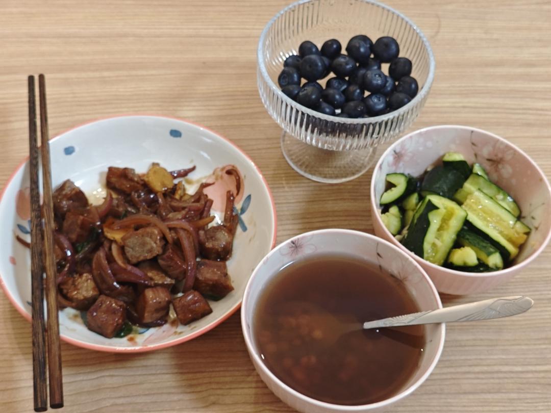 超级简单之“雪花牛肉粒”