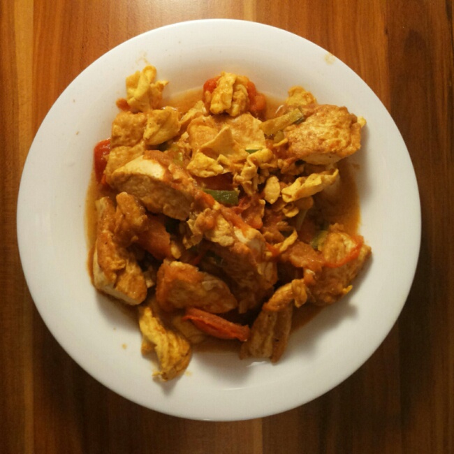 西红柿烧豆腐