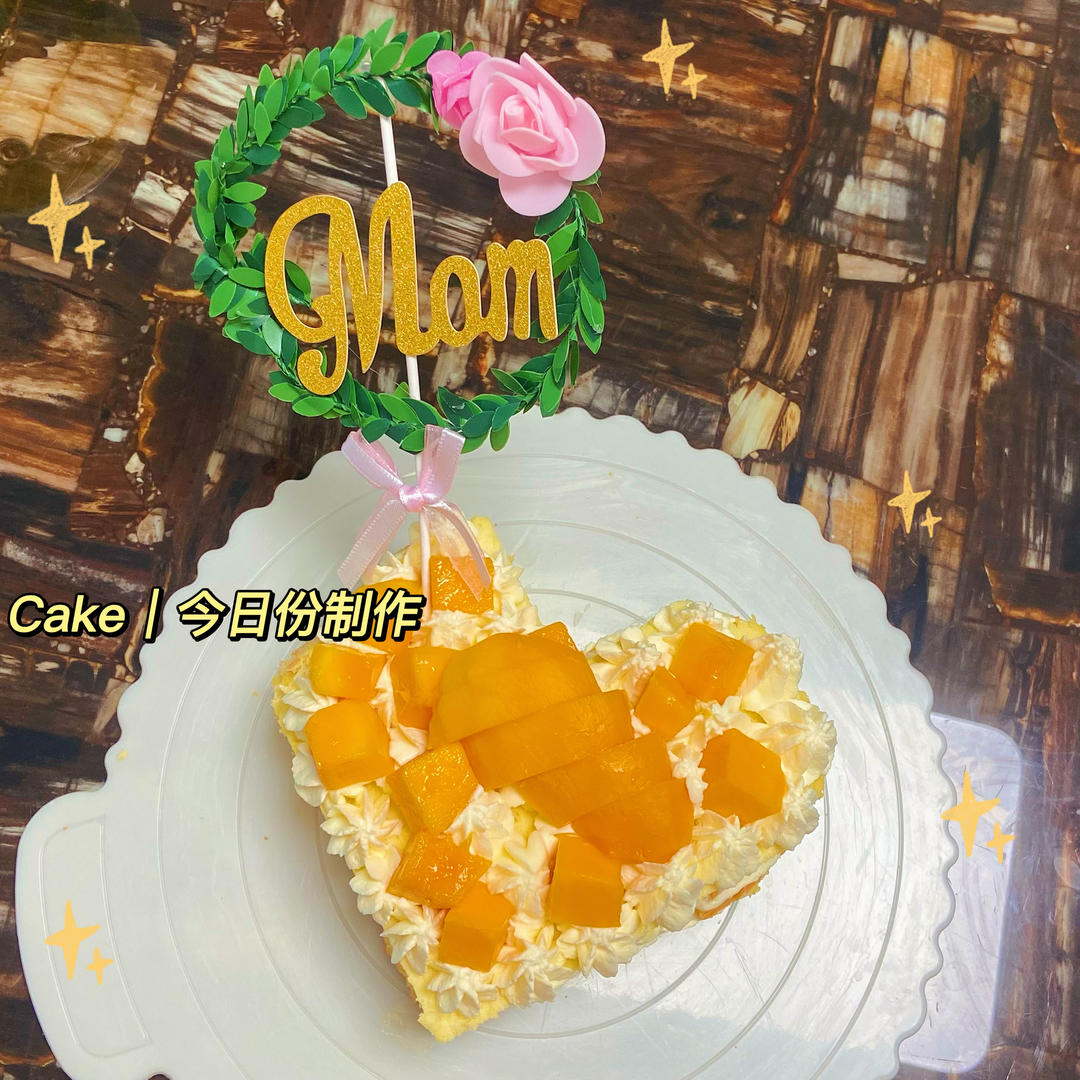 超简单‼️快手‼️的-芒果蛋糕(解救抹面手残党‼️烘焙新手必备)