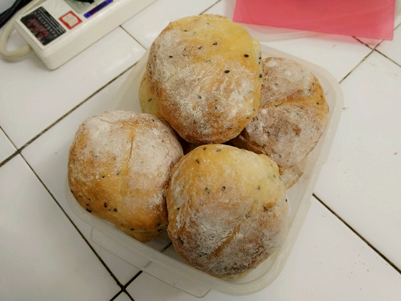 黑芝麻法国球
