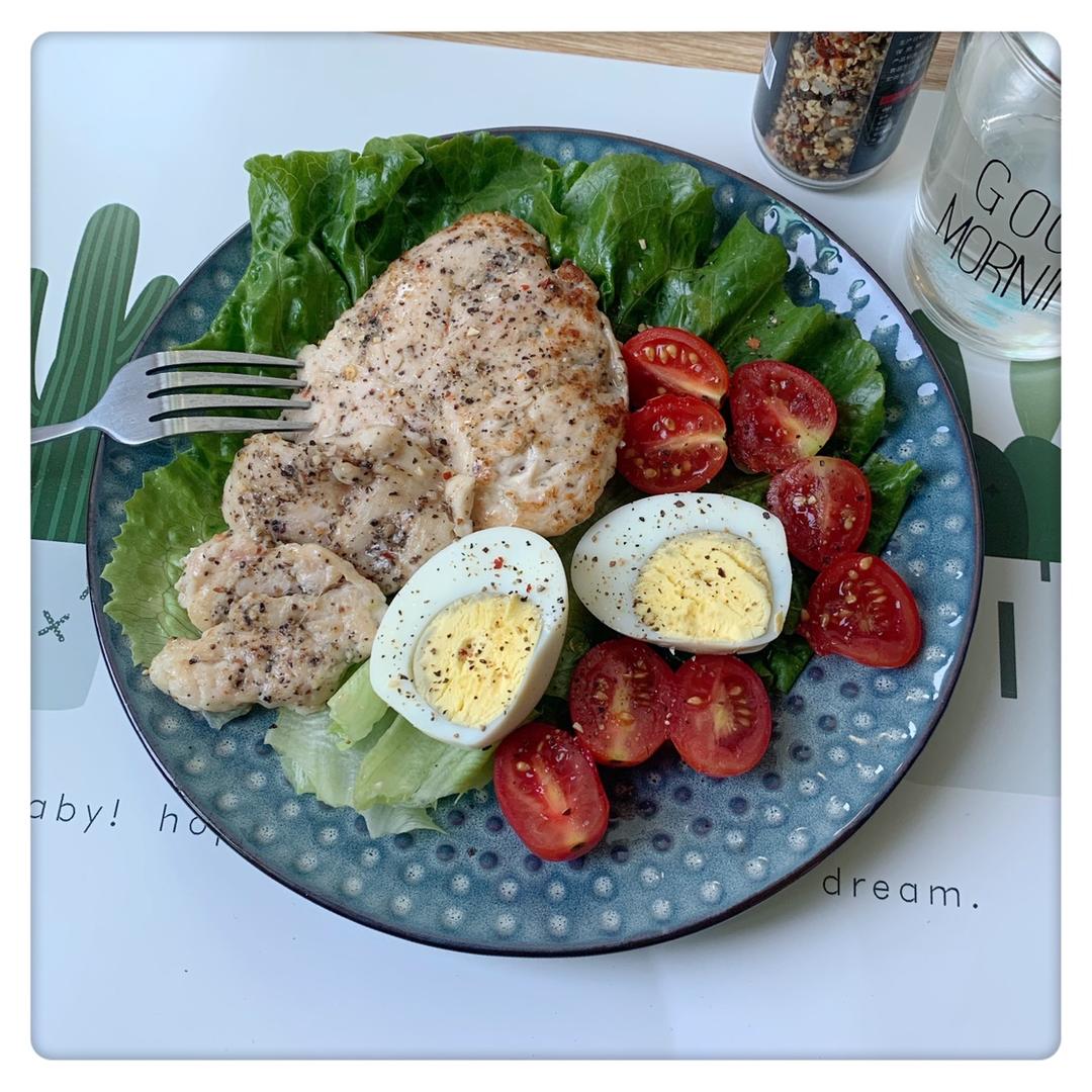 酷炫屌炸天好吃的煎鸡胸肉（香蒜蜂蜜煎鸡胸肉）