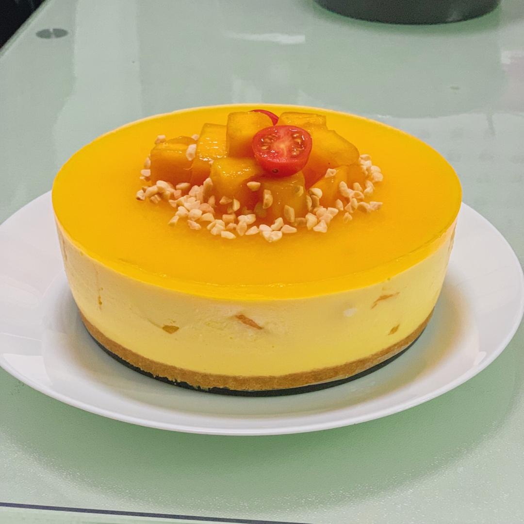【山姆厨房】百香芒果冻芝士蛋糕