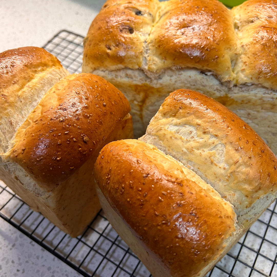 不加一滴水的超绵软牧场鲜奶吐司—直接法，吴克己